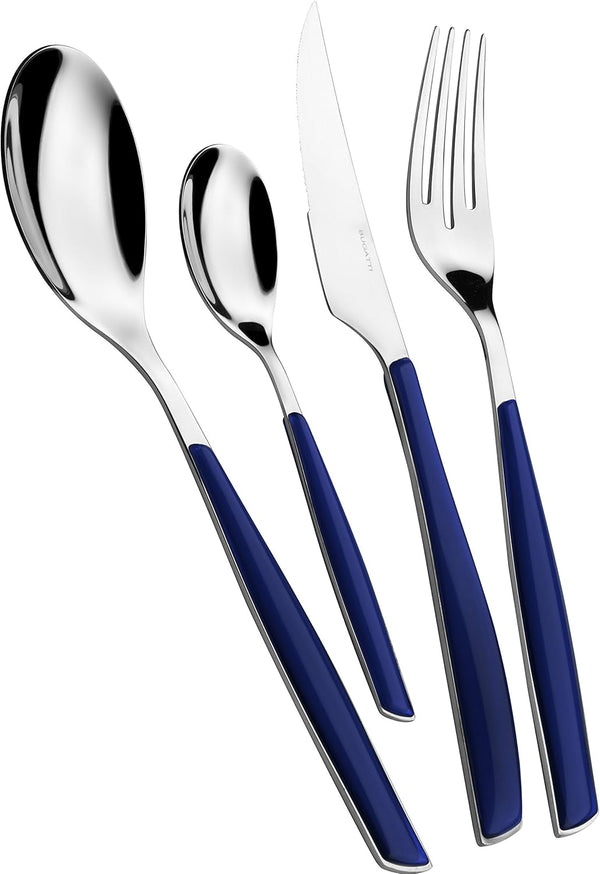 Bugatti, Glamor, set of cutlery for 6 people, 24 pieces of stainless steel 18/10