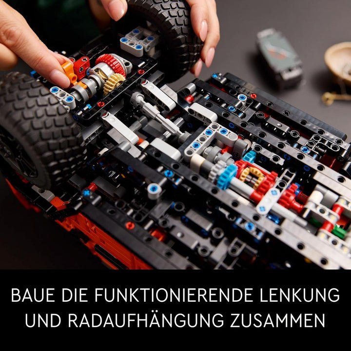 LEGO Technic Mercedes-Benz G 500 Professional Line, set de construcție cu model de mașină G-Class, cadou pentru adulți, set de vehicule de lux de teren, obiect de colecție Mercedes, mașină de jucărie 42177