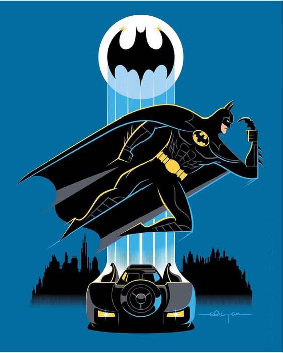 Imagine comestibila, vafa, format A4, Batman - Nati Shop